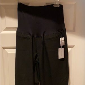 GAP Maternity modern boot full panel black pants
